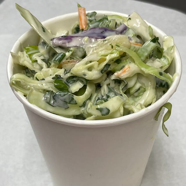 Side Cup of Slaw.